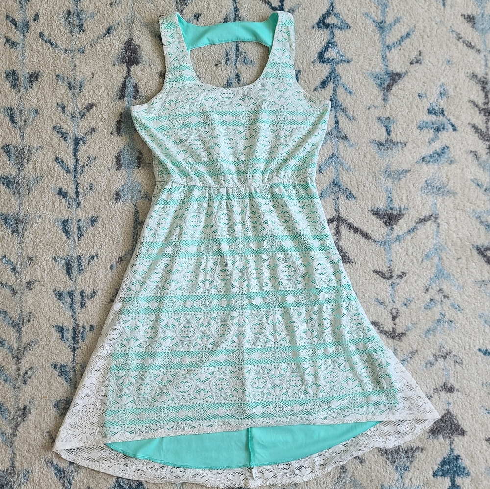 Maurices Lace Overlay Hi Lo Sleeveless Dress